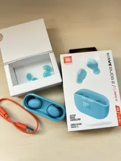 JBL Wave Buds 2 ワイヤレスイヤホン 青