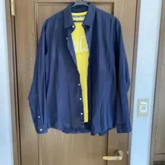 メンズ長袖シャツ&半袖tシャツ2枚セット　Lサイズ