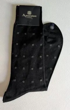 Aquascutum ソックス 25-26cm ブラックのサムネイル