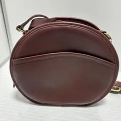 Vintage COACH Leather Round Crossbody