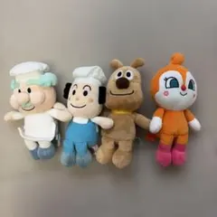 アンパンマンぬいぐるみ4個セット