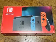 【極美品】Nintendo Switch 本体／青・赤ジョイコン付　画面フィルム