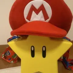 USJ マリオ 帽子 &スター ポップコーンバケット バケツ