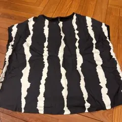 NEIL Barrett ニールバレット　モノトーン ストライプ柄 半袖Tシャツのサムネイル