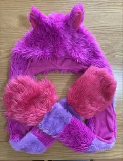 ディズニー チェシャ猫 マフラーキャップ