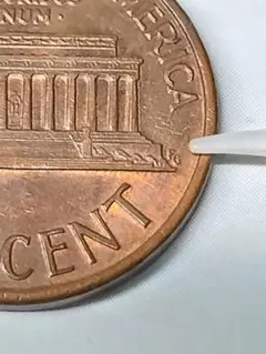 pn913 エラー硬貨 1987年D. アメリカ 1セント硬貨 リンカーン