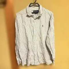 Ralph Lauren BLAIRE 100%COTTON 長袖シャツ L