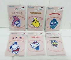 セリア　サンリオ　ワッペンシール　ワッペン　パッチ　6点　セット　まとめ売り