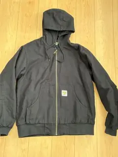 AGEM ブラック フード付きジャンパー