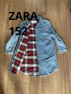 【ZARA】152cm キルティング デニムコート Gジャン ジャンパー