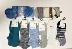 ユニクロ ショートソックス 6セット25-27cm＋2セットおまけ