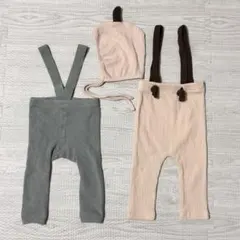 【まとめ売り】韓国子供服 サスペンダー付きレギンス　ベビーレギンス　ベビー服
