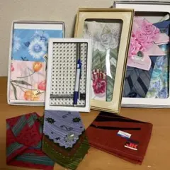 ハンカチ 12枚 まとめ売りハナエモリ Mario valentino 含む