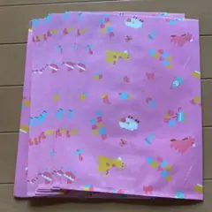 再販！美品！サンリオ包装紙 （昭和レトロ）キティちゃん5枚セット