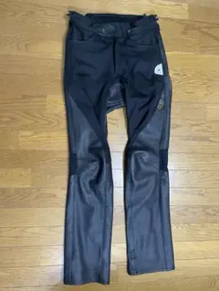 HYOD バイク革メッシュパンツ