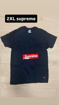 ③Supreme Hanes Tシャツ 黒 2XL ステッカー付 1枚 - メルカリ