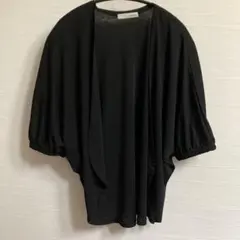 SHOO LA RUE 五分袖 カーディガン ブラックのサムネイル