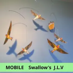 ＊ ツバメ 燕 モビール　鳥