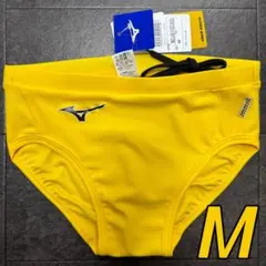 ミズノ　男性用水着　イエロー単色　Mサイズ　新品