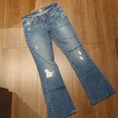 最終処分 Abercrombie&Fitch アバクロ ダメージデニム ジーパン
