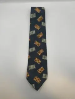 【美品】Christian Dior ディオール ネクタイ シルク 総柄ブルー系