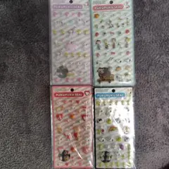 PEANUTS　スヌーピー　ぷくぷくシール　4枚セット