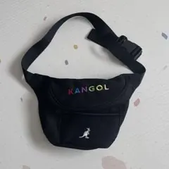 KANGOL ボディバッグ ウエストポーチ ブラックのサムネイル