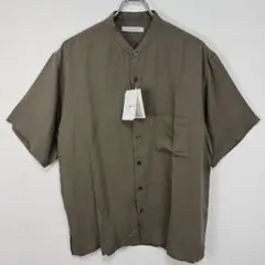 JOURNAL STANDARD バンドカラー 半袖シャツ M　レーヨン混のサムネイル