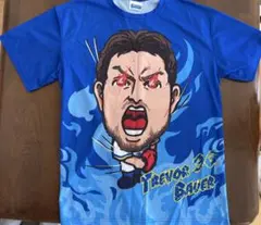 横浜DeNAベイスターズ　バウアー　青炎Tシャツ