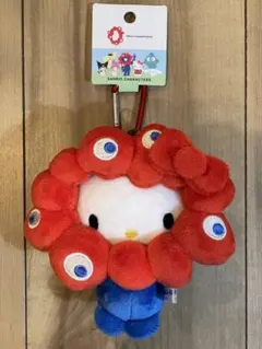 サンリオ　ミャクミャクなりきりぬいぐるみキティ カラビナ付き