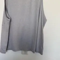 ATHLETA グレー ノースリーブ Tシャツ XL シンプル　灰色　大きめ