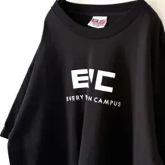 USA製 ベイサイド EIC キャンパス Tシャツ XL ブラック 黒 古着のサムネイル