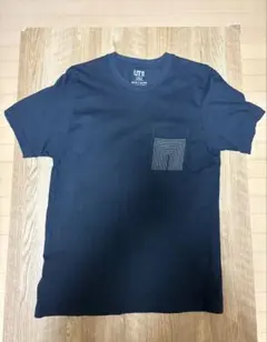 最終値下げ) UT UNIQLO ユニクロ　ブラック　 Tシャツ ポケット付き