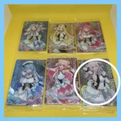 ホロライブ ウエハース vol.2 第二弾メタリックプラカード 獅白ぼたん