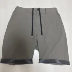 DECEMBERMAY ショートパンツ ベージュ ブラック バイカラー ゴルフ