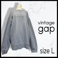 vintage old gap 80s 90s ビッグ スウェット 小文字タグ