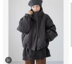 LOWRYS FARM モンスターショートコート ブラック