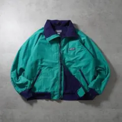 90sUSA製LANDS'END SQUALL JACKETティールグリーン古着