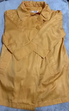 未使用　KLEIN PLUS イエロー トレンチコート 黄色　38 フードなし