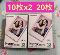 FUJIFILM チェキ用インスタントフィルム instax mini 20枚