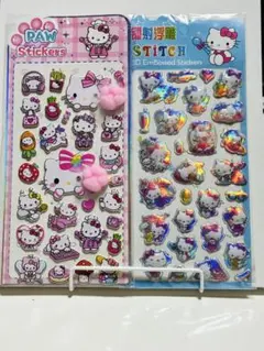 《２枚セット》キティちゃんシールセット
