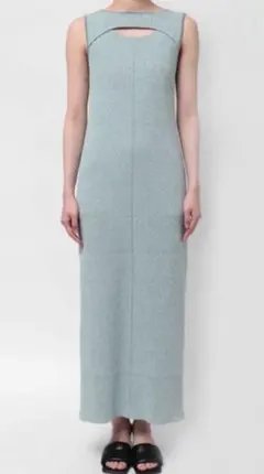 LAGUNAMOON 2WAYカットアウトニットワンピース　ブルー