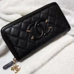 シャネル長財布美品