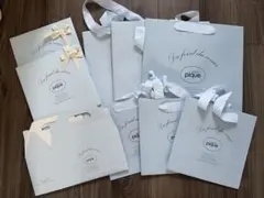 ジェラートピケ 水色ショップ袋 ギフトボックスセット