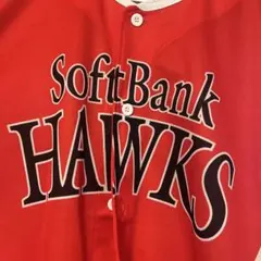 SoftBank HAWKS ユニフォーム Lサイズ 赤