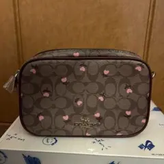 COACH ハート柄 ショルダーバッグ