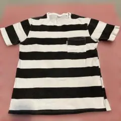 H.R. MARKET BLUE ストライプTシャツ 半袖