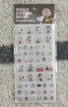 スヌーピー ドロップブロックシール タイルシール