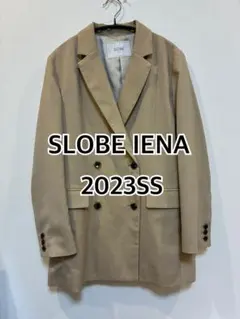 SLOBE IENA ウォッシャブルダブルブレストジャケット ベージュ　38