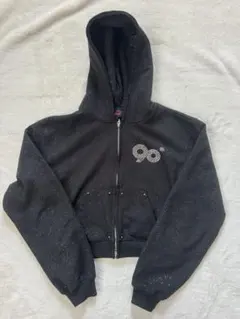 9090 Glitter LightZip Hoodie ジップパーカーキラキラ